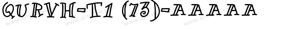 QURVH-T1 (73)字体转换